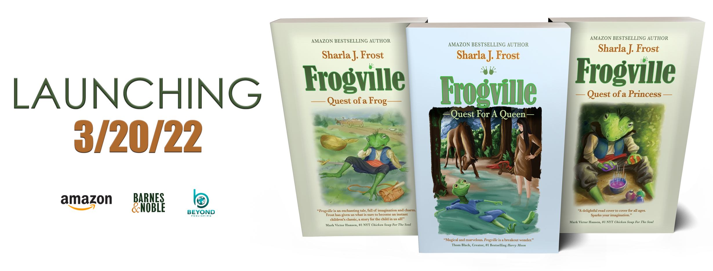 Frogville Author Sharla Frost Beyond Publishing Children's Books