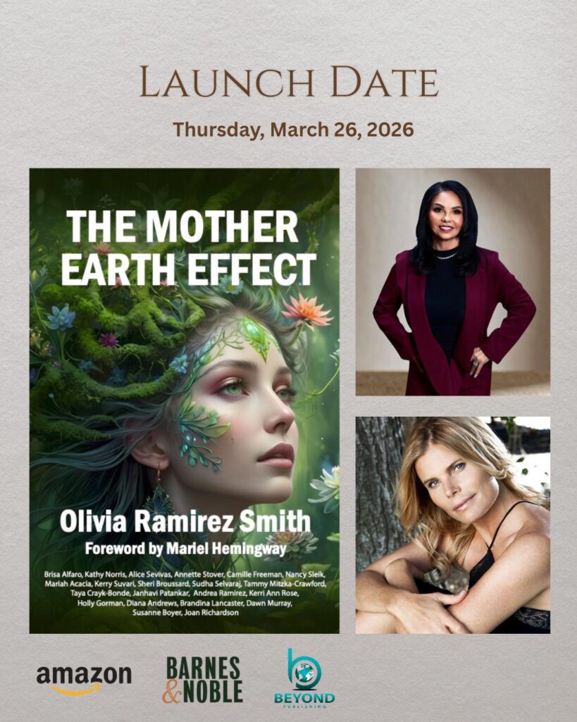 Beyond Publishing Author Olivia Ramirez Smith Miami Florida and Mariel Hemingway