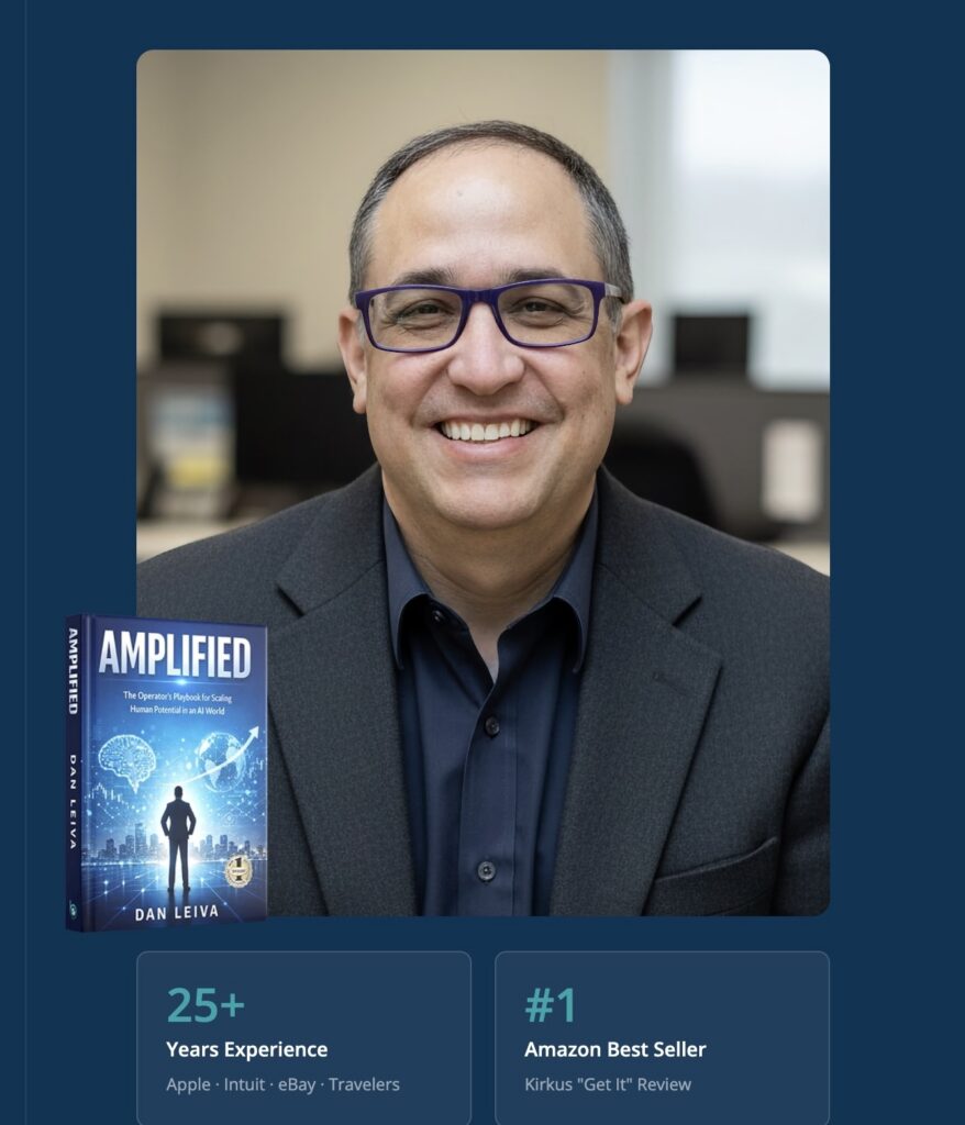 Dan Leiva Bestselling Beyond Publishing Author of AMPLIFIED Kirkus Reviewed